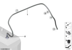 Трубопровод вентиляции топливного бака