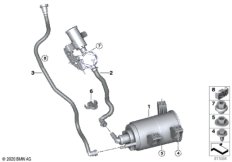 Фильтр с акт.углем/вентил.с.подачи топл.