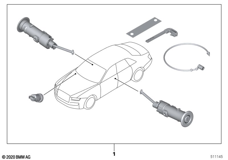 Одновременное запирание / ключ