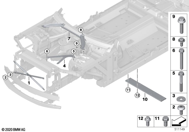 Элемент усиления кузова