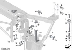 Кронштейн щита передка