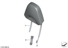 Сиденье Пд, подголовник спорт.сиденья