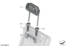 Подголовник заднего сиденья