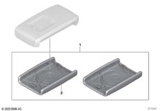 К-т доосн.,кожа окр.,крышка корпуса ключ