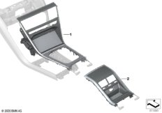 Декор.накладки Individual центр.консоли