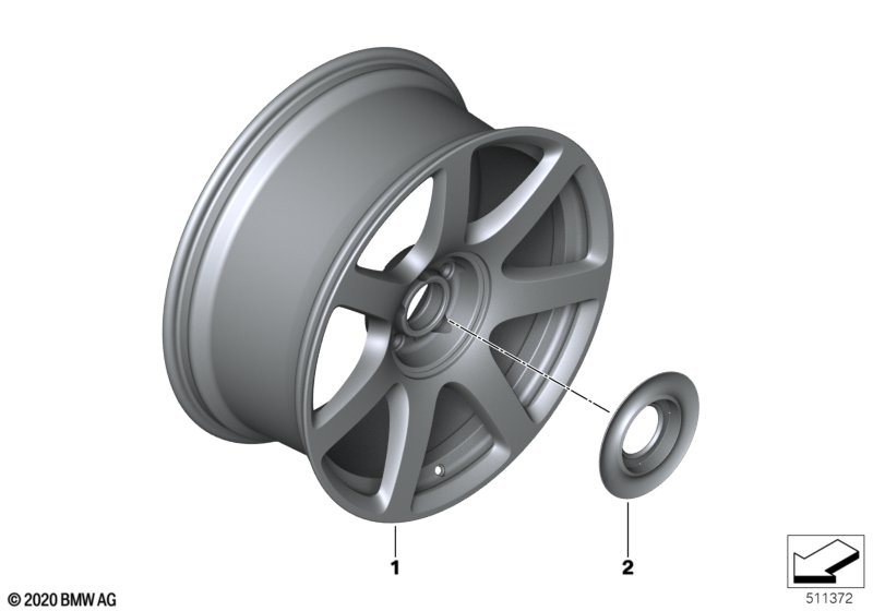 К-т доосн., окрашенные колесные диски