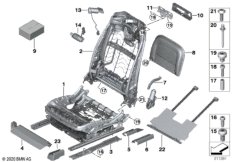 переднее сиденье"Captains Chair"
