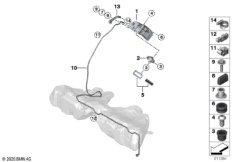 Фильтр с акт.углем/вентил.с.подачи топл.