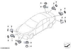 Сигнализация авар.сближен.при парк.(PDC)