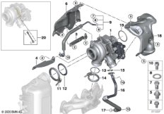 Турбонагнетатель со смазкой