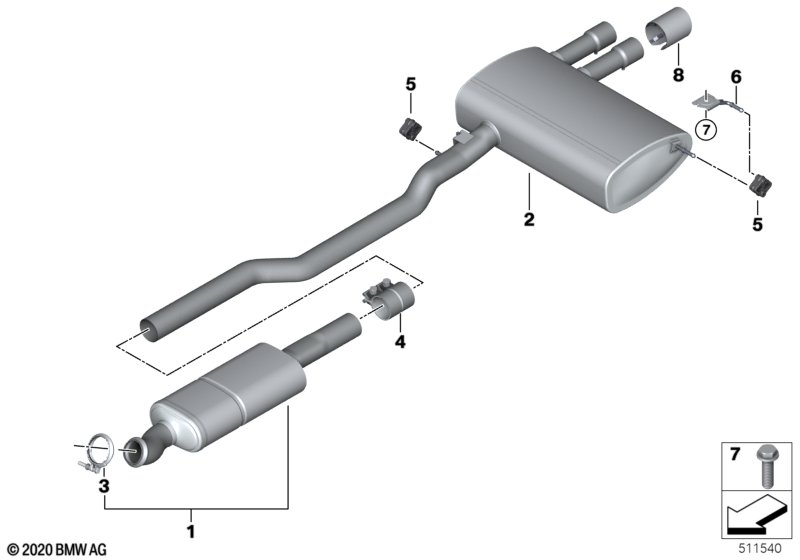 Система выпуска ОГ Зд