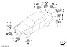 Сигнализация авар.сближен.при парк.(PDC)