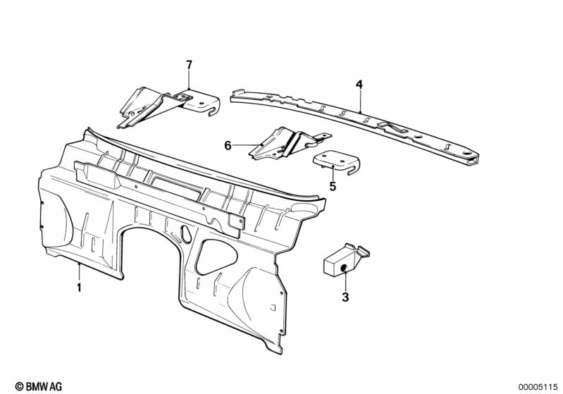 Детали щитка передка