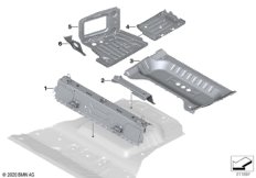 Дополнит.элементы пола багажника