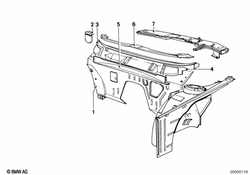 Детали щитка передка