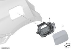 Заслонка заливного отверстия