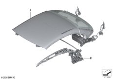 Опускающаяся жесткая крыша