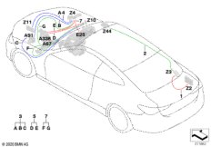 Кабель питания, основной жгут проводов