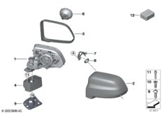 наружное зеркало заднего вида