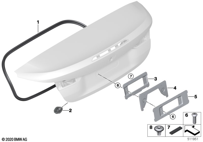 Багажная дверь, дополнительные элементы