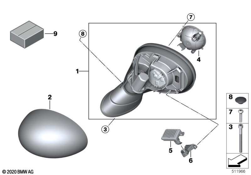 наружное зеркало заднего вида