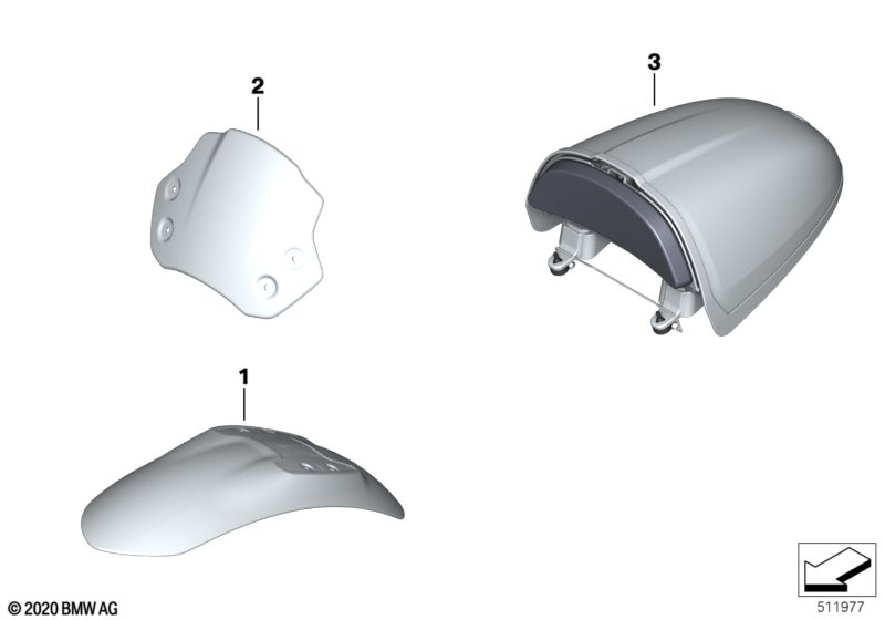 Окрашенные детали WH0C Opt. 719 Алюминий