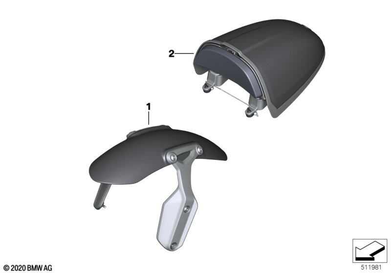 Окрашенные детали YH0H черная ночь алюм.