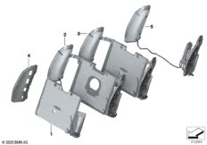 Переднее сиденье, функции комфорта