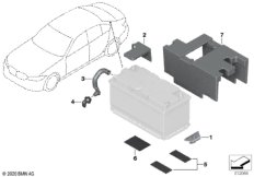 Оригинальные доп.элементы BMW для АКБ
