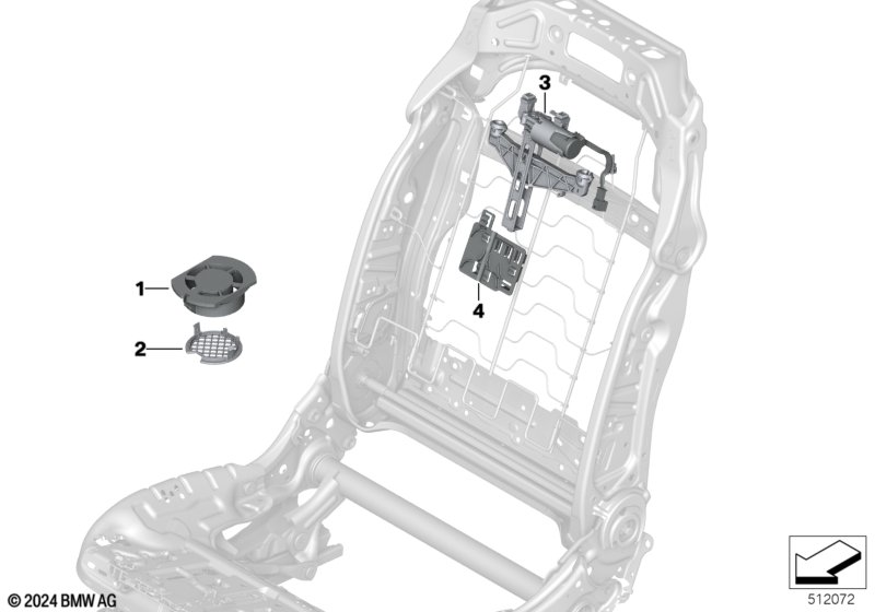 Переднее сиденье, функции комфорта