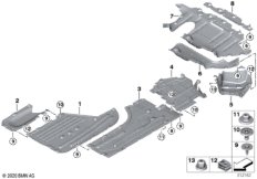 Облицовка днища кузова