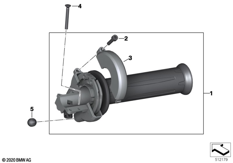 Ручка газа с обогревом