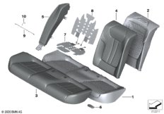 Набивка и обивка базового сиденья Зд