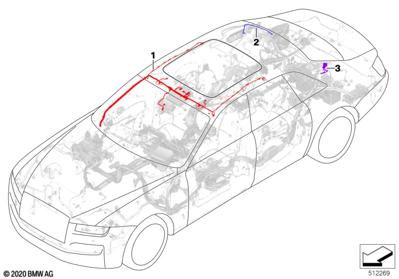 Пучок проводов крыша