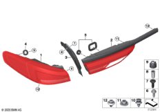 Блок задних фонарей
