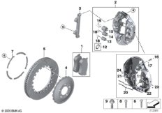 Диск тормозного механизма перед.колеса