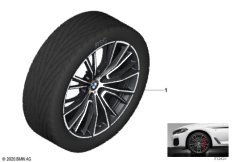 BMW л/с диск M Perf. многосп.732M -20"