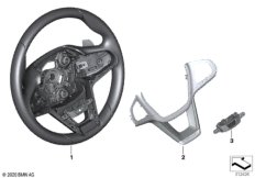 Спорт.рулевое колесо, кожа Individual