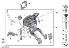 ZB Fusshebelwerk M Uebertotpunktfeder