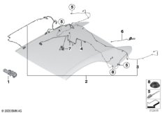 Жгут проводов складного верха