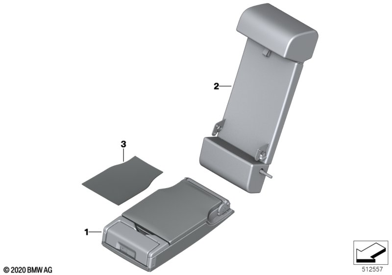 Задн.сид., средн.подлокотник баз.сиденья