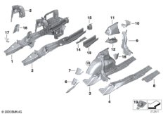Брызговик Зд/детали днища