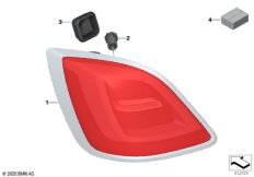 Блок задних фонарей