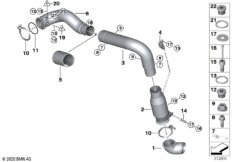 Система выпуска ОГ с катализатором