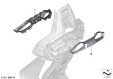 Сид.Пд накладка на задн.пан.спинки сид.