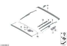 Детали люка с подъемно-сдвижной крышкой