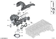 Турбонагн.с выпускным коллектором