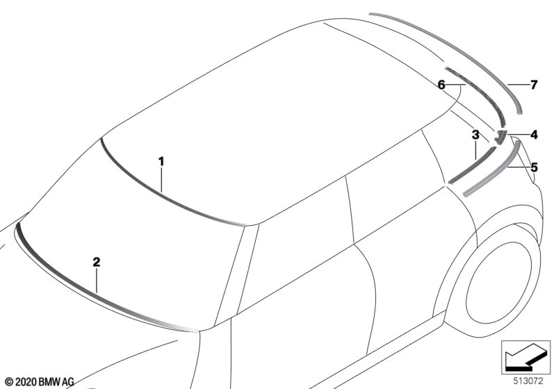 F54/F54N Щиток лобового стекла Вх