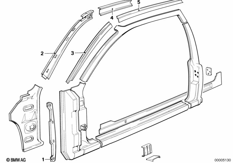 Детали бокового каркаса