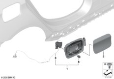 Заслонка заливного отверстия